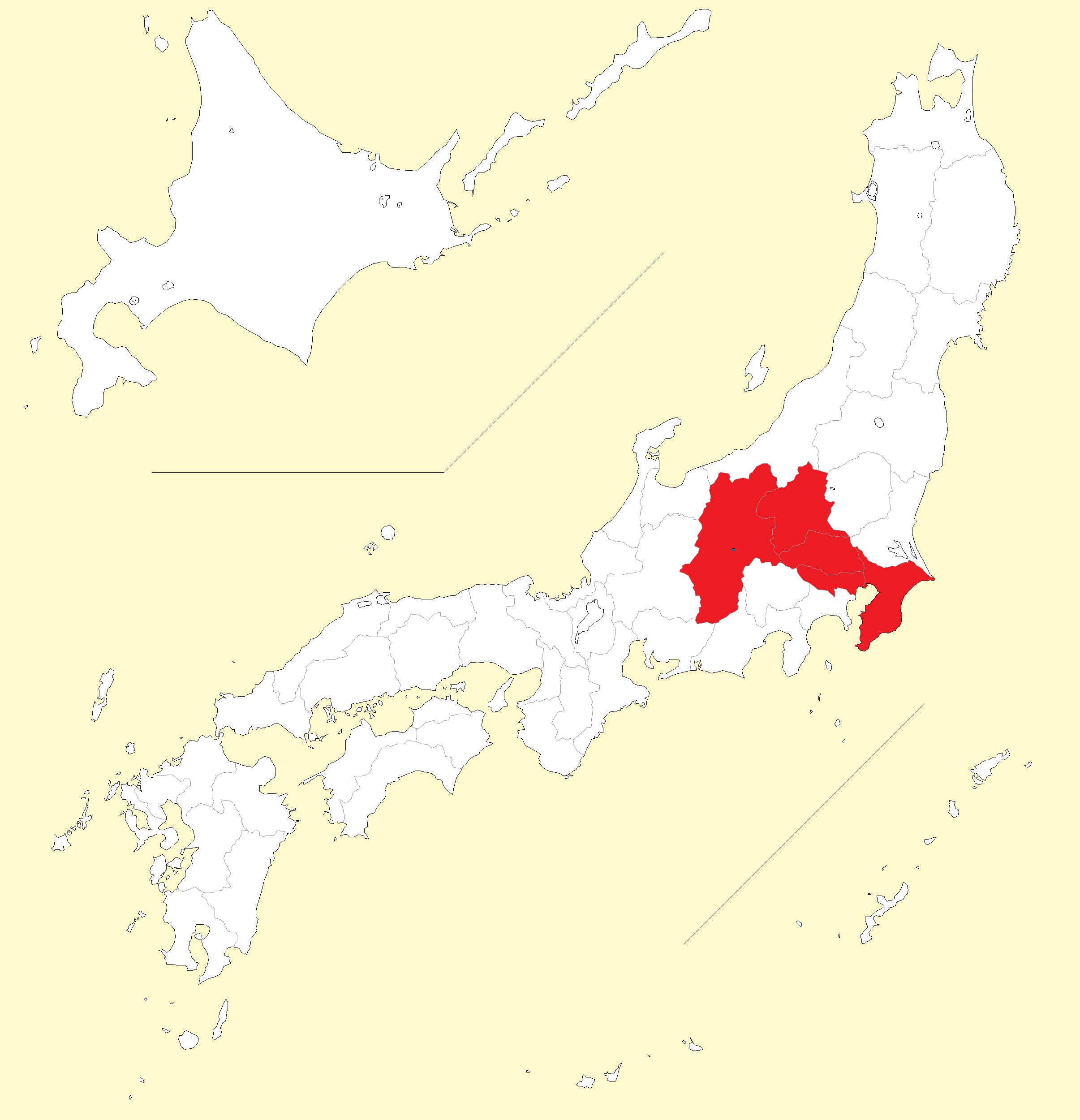 ブチヒゲカメムシ分布